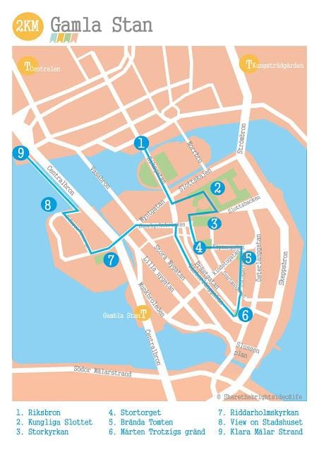 ਸ੍ਟਾਕਹੋਲ੍ਮ gamla stan ਨਕਸ਼ਾ