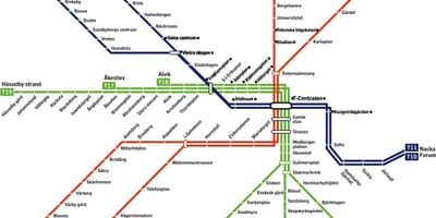 ਸ੍ਟਾਕਹੋਲ੍ਮ ਟੀ ਨਕਸ਼ਾ