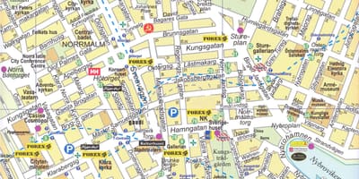 ਨਕਸ਼ਾ ਸ੍ਟਾਕਹੋਲ੍ਮ ਦੇ downtown